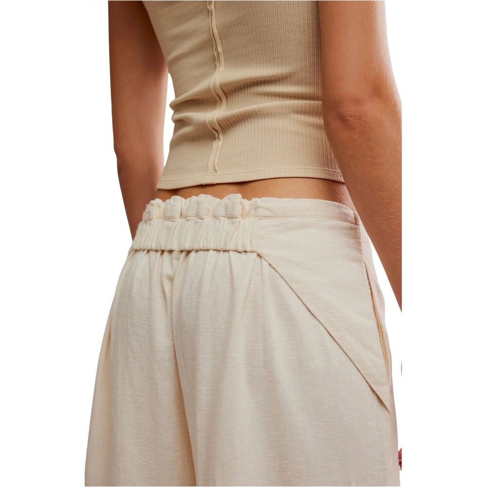 Free People Demi Wide Leg Linen Blend Pants Size XS NWOT - Picture 5 of 10